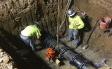 Water line installation