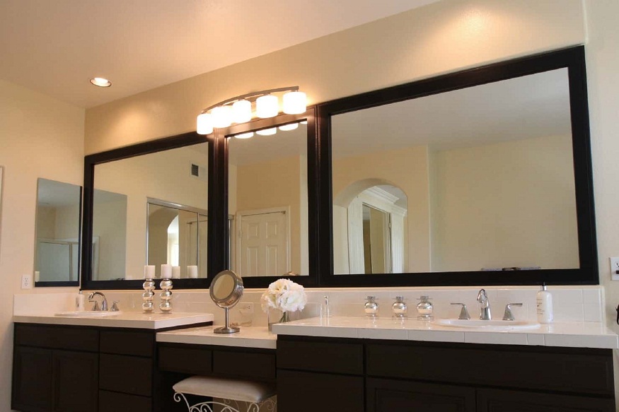 mirror frames for bathrooms