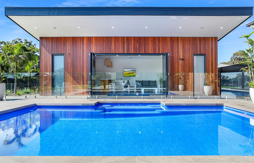 Fibreglass pool in Melbourne